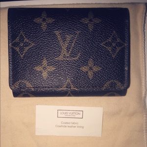 Louis Vuitton ENVELOPE CARTE DE VISITE in monogram